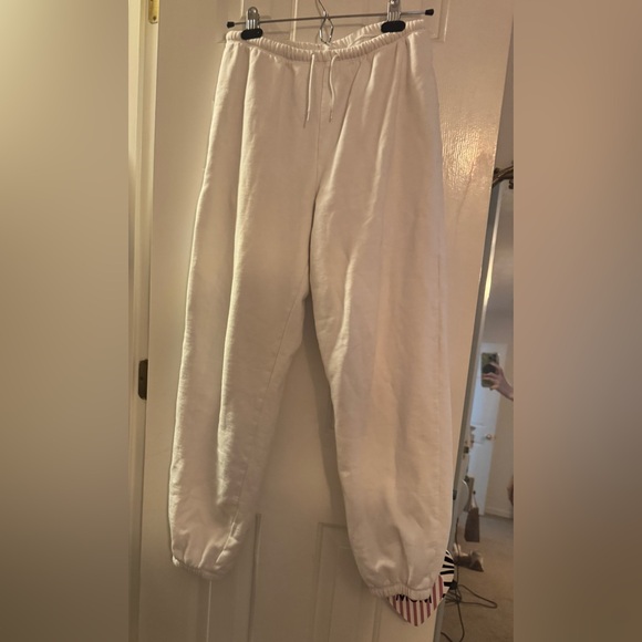 Brandy Melville Pants - Brandy Melville John Galt Off White Joggers OneSize